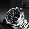 New Brand Luxury Men Gold Skeleton Automatic Quartz Wrist Watches