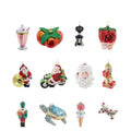 Hot Selling Hamburg Modelled Glass Artifact Pendant Christmas Tree Hanging Decoration Sandwich Bread Ornaments Single Piece
