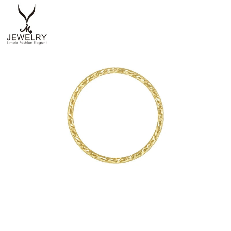 Simple Vintage 1mm Men and Women 14k Gold Filled Sparkle Rings