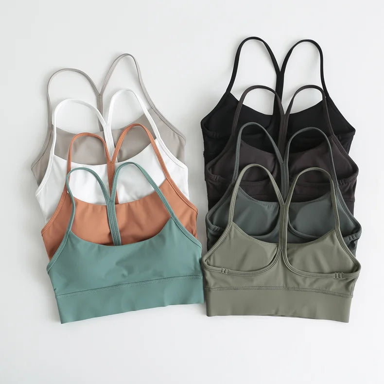 2022  Hot Align Classical Y-shape Back With Breast Pad Shockproof Performance Yoga Running Sports Bra