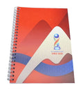 A5 Red Cover Note Book With Spiral Winding