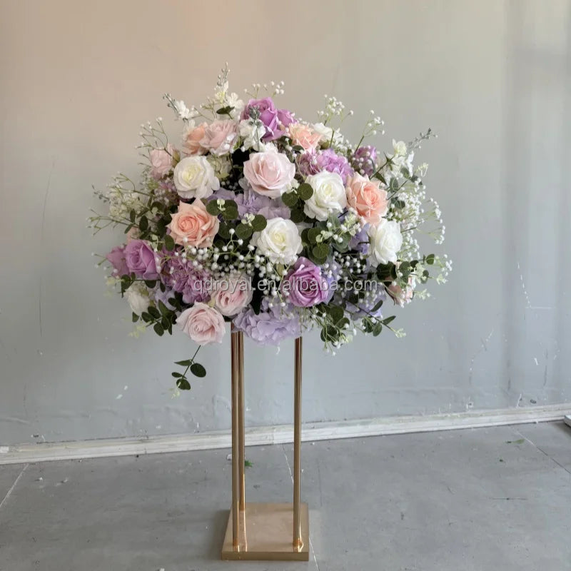 Hot Pink for Champagne Pink Artificial Flower Ball High Handmade New Design for Wedding Graduation Mother's Day Easter Christmas