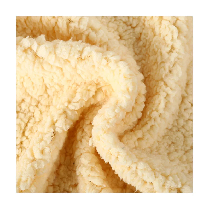 More Color Stock Low Moq Soft 100 Polyester Fleece Sherpa Fabric for Making Blanket