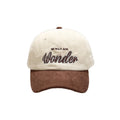 Custom Letters Embroidery Logo 6 Panel Corduroy Baseball Cap Color Matching Vintage Snapback Cap