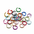 27 Colors Aluminum Round Jumping Rings Split Opening Connectors Rings for DIY Handmade Craft Jewelry Making Findings
