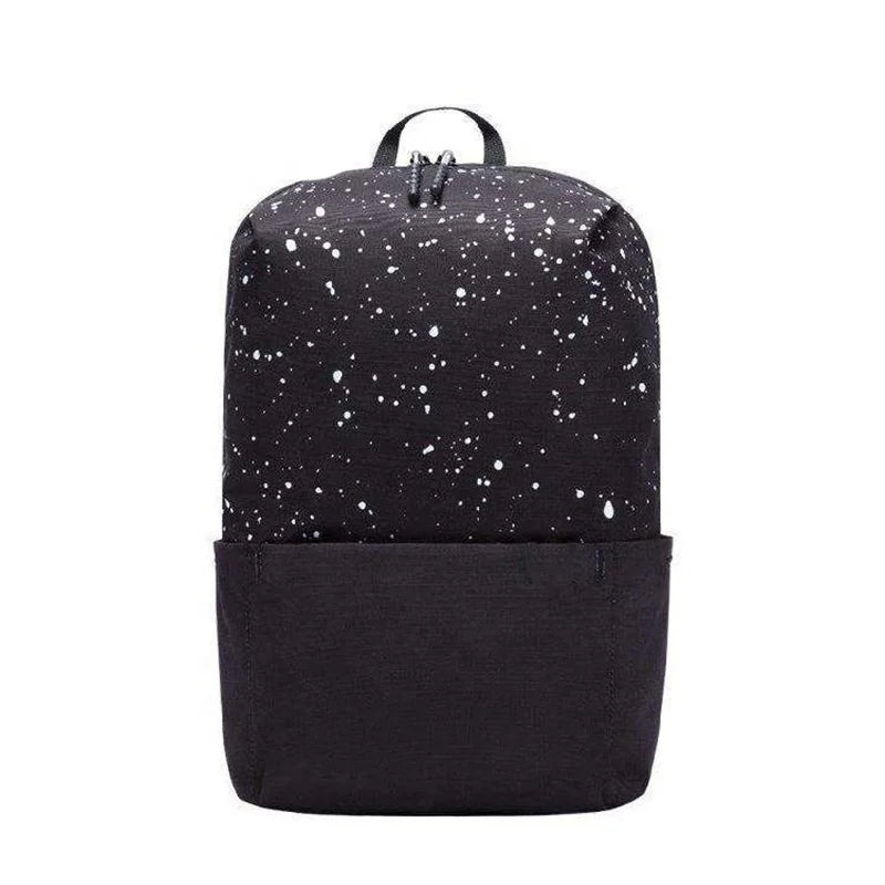 Waterproof Anti-Theft Zipper Fashion Simple Solid Color Lightweight Small Casual Sports Leisure Children Student Kids School