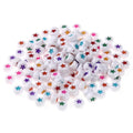 Star Beads Acrylic Plastic for Jewelry Making Bulk Bead Flat Round DIY 4*7mm