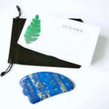 Diy Private Label 100% Natural Anti Aging Beauty Facial Skin GuaSha Scraping Tool lapis lazuli Jade Gua Sha Stone Set Of Gift Kit