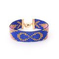 Miyuki Seed Bead Bracelet With Infinite Sign Adjustable Handmade Fashion Vintage Women Jewelry