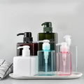 Chinese Factory Custom Color PETG Plastic Square Lotion Bottles 100ml-650ml Screen Printing for Body Wash Shampoo