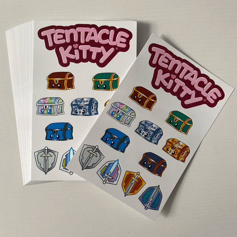 Customized Waterproof Adhesive PVC Kiss Cut Vinyl Stickers Custom Size Sheet Printed Packaging Labels Custom Shape Packaging