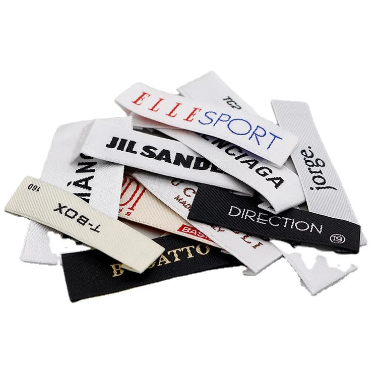 Handmade With Woven Sewing Labels Handmade Sewing Labels Embroidered Label Tags for Clothing Garment