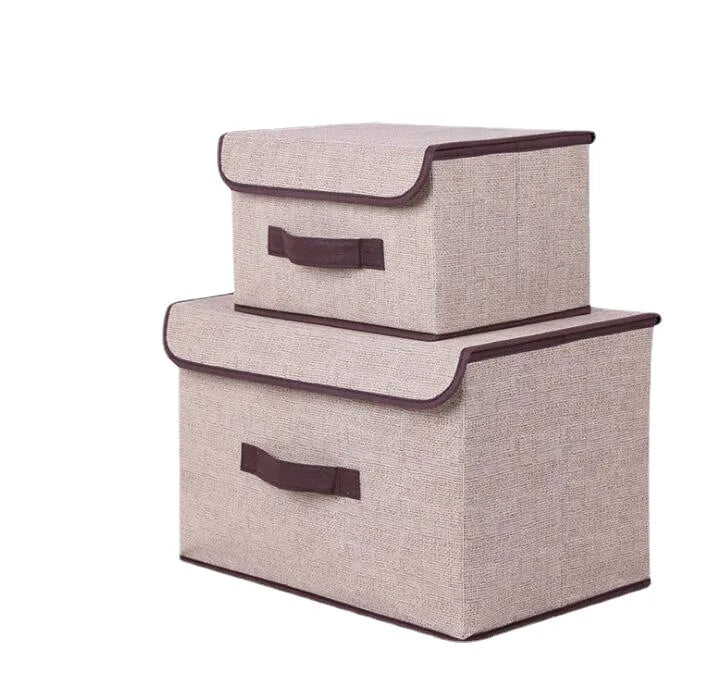 Hot Selling Non-Woven Fabric Storage Box for Household Dust Prevention Bathroom Living Room Organizer for Clothing Tools Straw