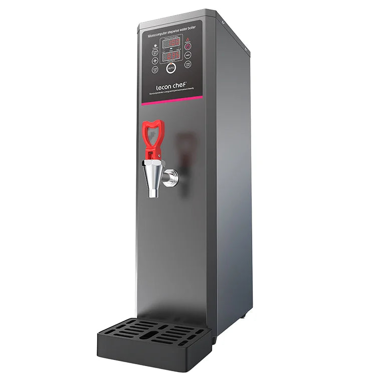 CE Certified Commercial Catering Electric Water Boiler Stainless Steel Stepping Hot Water Dispenser with Water Filter