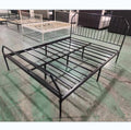 Easy Assembled Steel Metal Twin Full Queen king Size Sleep Bed Frame Modern Beauty Metal Beds for Adult