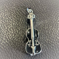 Violin Stainless Steel Guitar Urn Necklace Keepsake Musical Instrument Ash Urn Guitar Note Pendant Memorial Ash Cremation Urn
