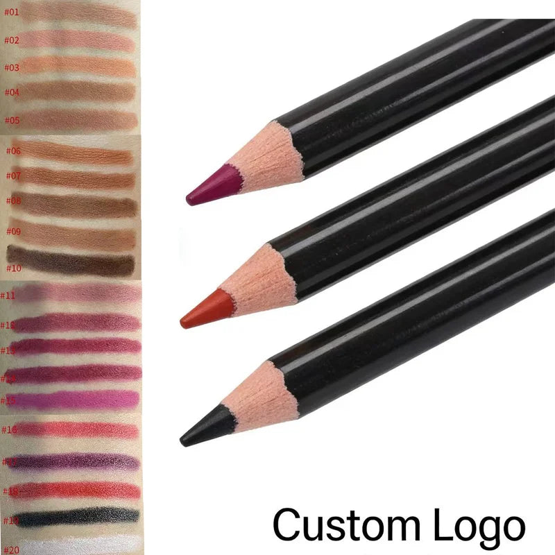 16 Colors Customize Private Label Lip Liner Pencil