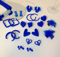 Klein Blue Earings Wholesale Sterling Silver Hook Drop Pendant Earrings