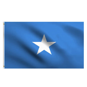Promotional Cheap Double Sided Somali National Flags 3x5ft Custom Flag Banner and logo Outdoor Somalia Flag