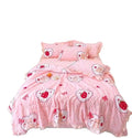 High Quality Strawberry Cotton For Hotel Home Textile Bedding Sets Bed Sheet any Size Available