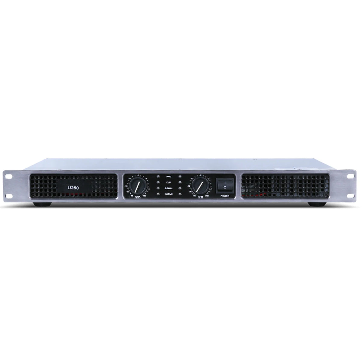 Biner U250 300W*2 Audio Power Amplifier 1U Professional High Power Amplifier for Conference Home Theater MegaBDM