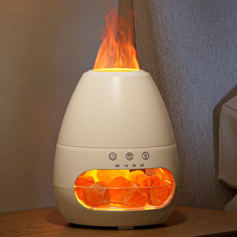 Wholesale Ultrasonic Portable 200ml for Home Office and Decoration 3D Fire Flame Humidifier Aroma Diffuser for Household