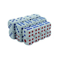 Wholesale Custom 6 Sided Dice Acrylic square Cuble with Round Corner 10 12 14 16 18 19 20mm with Red Dot 1 and Dot 4 for Casino