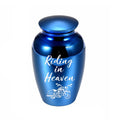 Motorcycle Pattern Cremation Urn Memorial Human Pet Ashes Funeral Casket Keepsake Gift Jewelry for Women Men - Riding in Heaven