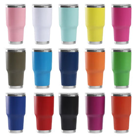 Wholesale BPA Free Double Wall Insulated 20oz 30oz 304 Stainless Steel Tumbler Cups in Bulk