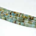 Wholesale 2*4/3*6mm Amazonite Stone Rondelle Wheel Beads For DIY Jewelry
