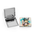 Customized Design Double Sided Dia Fancy Souvenirs Small Mirror Compact Hand Pocket Makeup Mirror