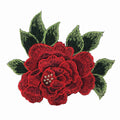 Flower Fatch Factory Eco-Friendly Chenille Fabric Garment Accessory Embroidery Patch with Sequins Iron-On New Design