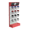 Customized Helmet Hat Cap Display Stand Baseball Cap Rack  Phone Accessories Display Rack Metal Pegboard Display Rack