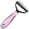 Hair Removal Comb for Dogs Cat Detangler Fur Trimming Dematting Deshedding Brush Grooming Tool for Matted Long Hair Curly Pet