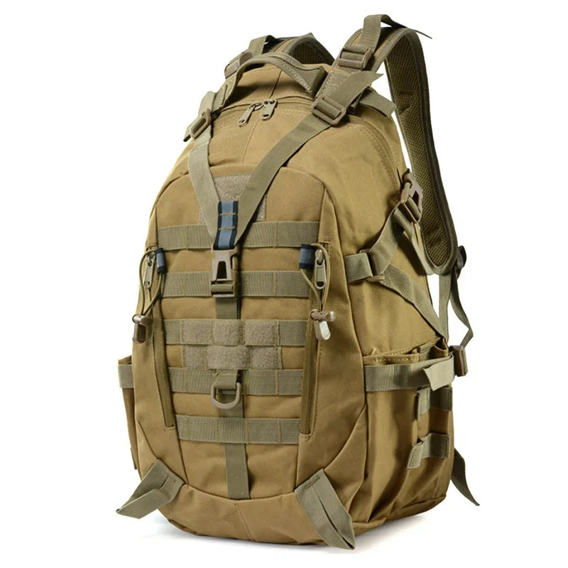 Shero Blue Camouflage Hunting Patch Ykk Zippers Molle Outdoor Bags 20L 30l 35l 40l 45l Waterproof Assault Tactical Backpacks
