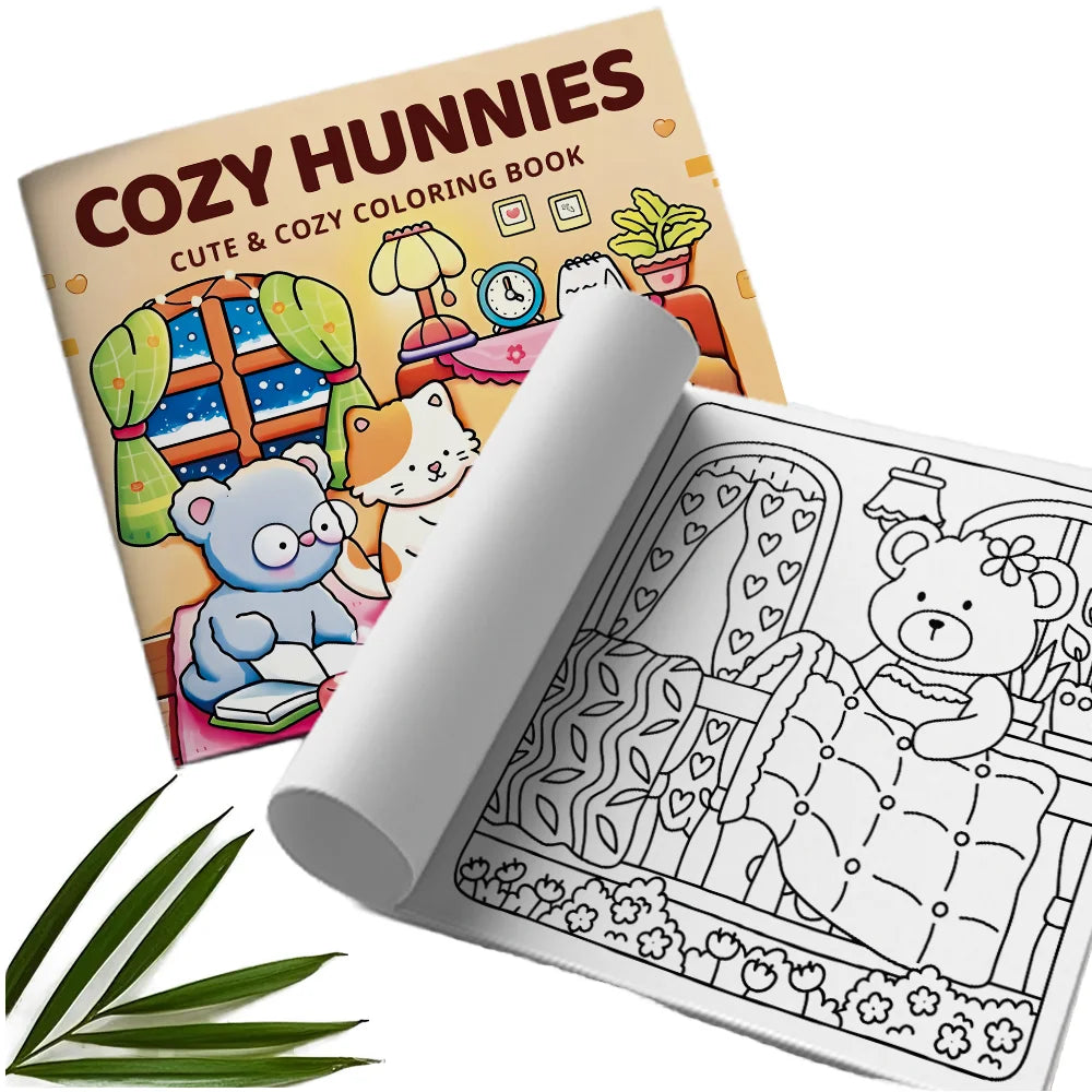 Factory Direct Custom Coloring Book Printing with Perfect Binding Cozy Animal Activity Book for Gift Shop Education MegaBDM