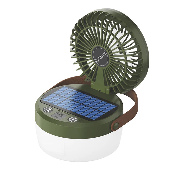 Howlighting LED Outdoor Camping Light-Multifunctional Fan & Folding Tent Light IP65 Rated 50000 Hours Lifespan