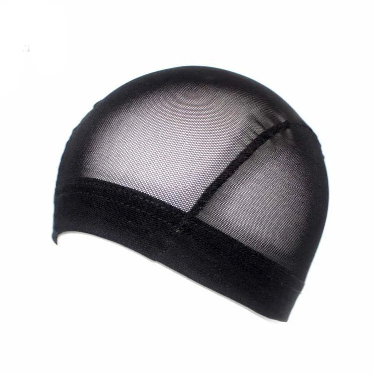 Gtop Fashion Bulk Cheap Unisex Nylon 3P Wave Wig Cap for Match Durags Cancer Plain Color Mesh Chemo Dome Cap  for Women TJM-17