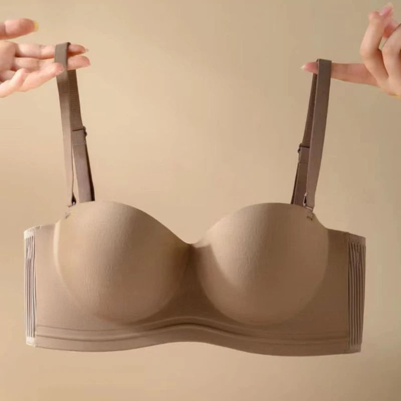 Three-dimensional Bra Underwear Gathered Chest Small Chest Display Large Traceless No Underwire Anti-sagging Retraction Bra
