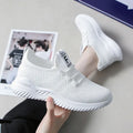 Breathable White Sneakers Fitness Walking Casual Mesh Upper Shoes 2022 New Comfortable Non-slip Sports Shoes for Women