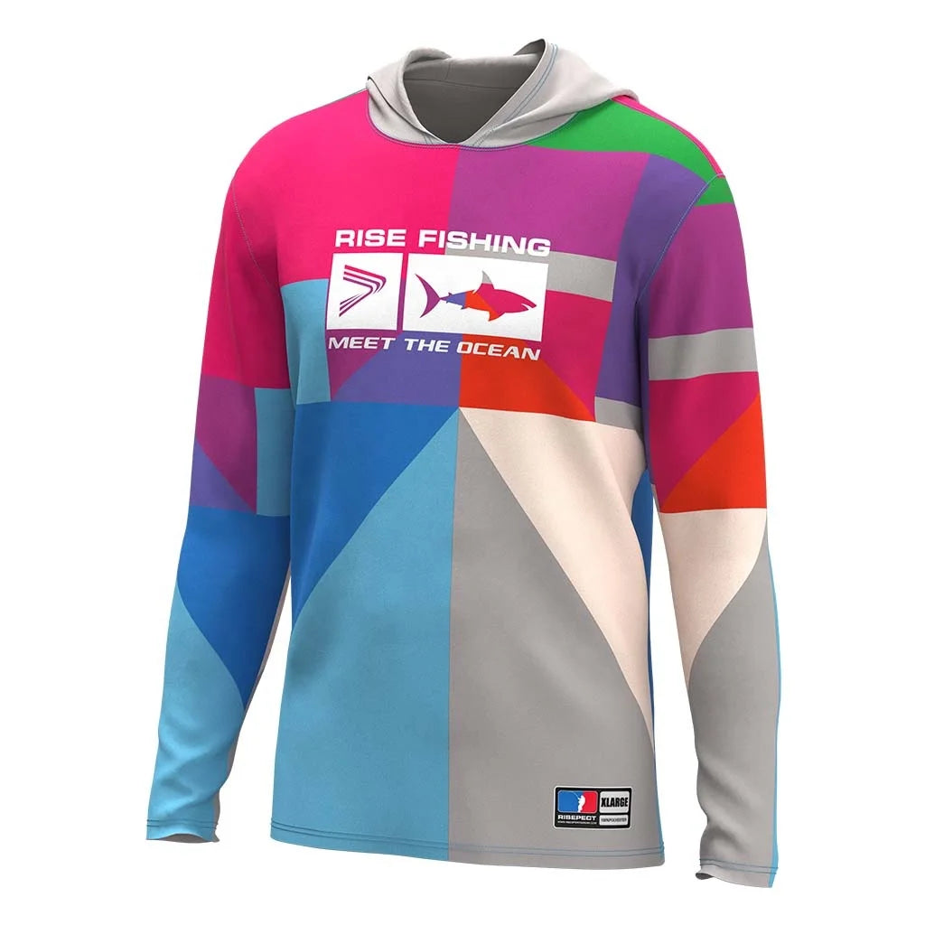 Custom Logo High Quality OEM Sea Fishing Polo Shirt Men Apparel Sublimation Print Long Sleeve Clothing Fishing Wear