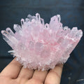 Wholesale pink Quartz Phantom Crystal Cluster Cure Rose Quartz Cluster Healing