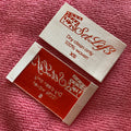 Custom End Fold Clothing Silk Labelluxury Brand Glossy Satin Woven Label for Textile