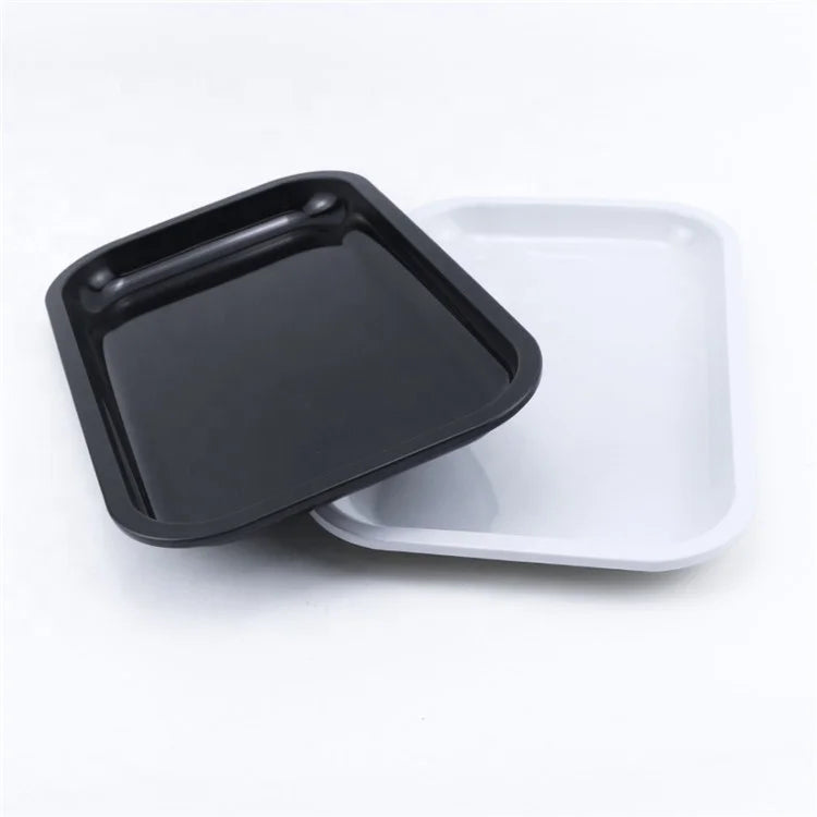 Top Sale Custom 275*175mm Rolling Paper Smoking Accessories Tobacco Grinder Kit Metal Rolling Tray With Magnetic Lid