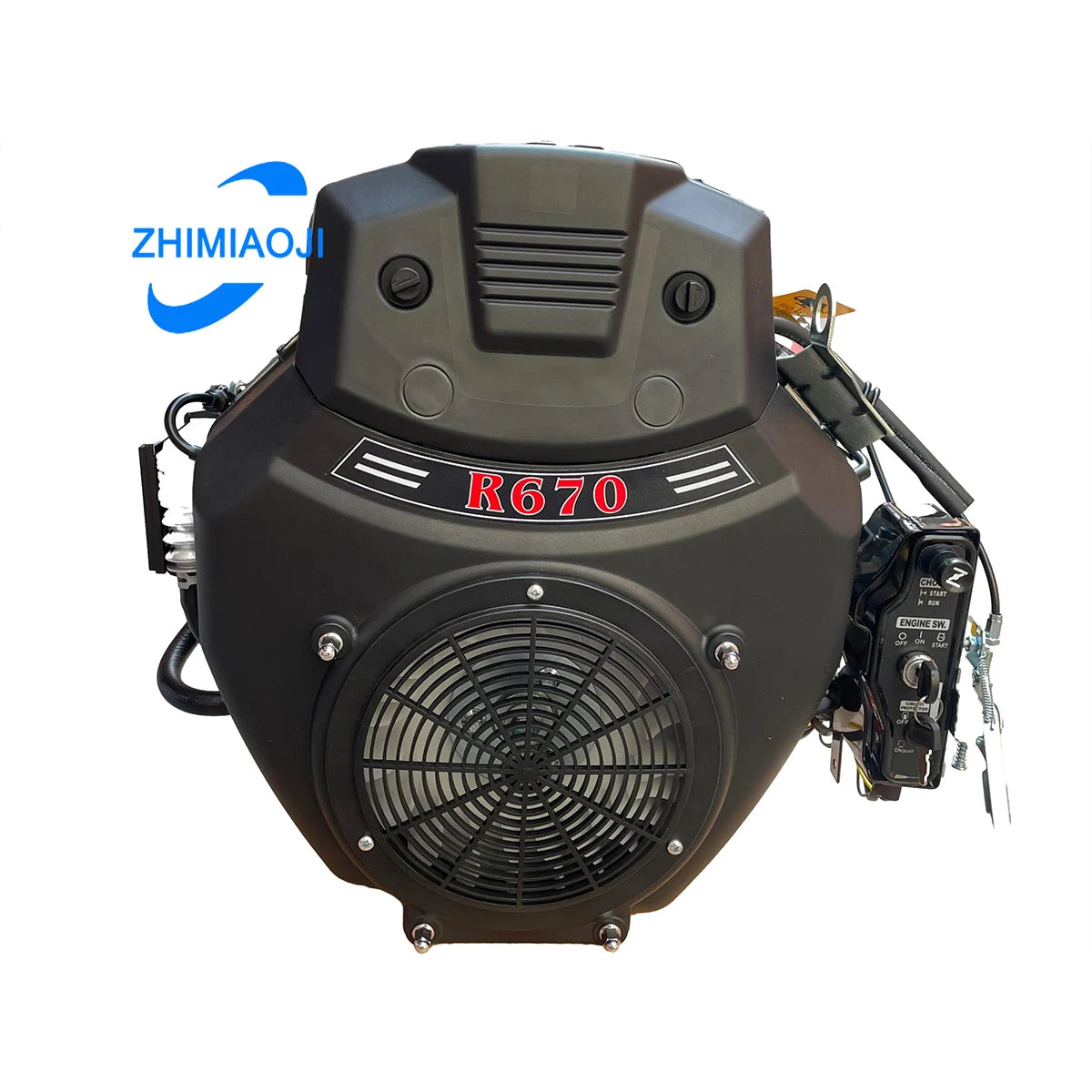 Rato R670 24HP V-Twin Double Cylinder Gasoline Engine 670cc Horizontal Shaft OHV Rebuild 1 Year Warranty