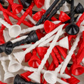Wholesale  Custom Professional Height  Control Castle Tee Plastic Golf Tees for Practice
