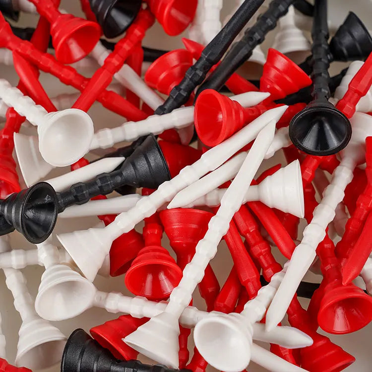 Wholesale  Custom Professional Height  Control Castle Tee Plastic Golf Tees for Practice