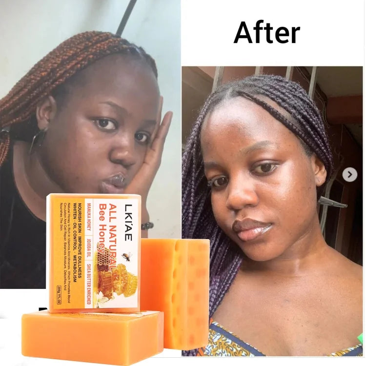 Wholesale Handmade Organic Honey Soap Natural Beeswax Honey Soap Moisturizing Face Clean Body Wash Coconut Whitening Honey Soap