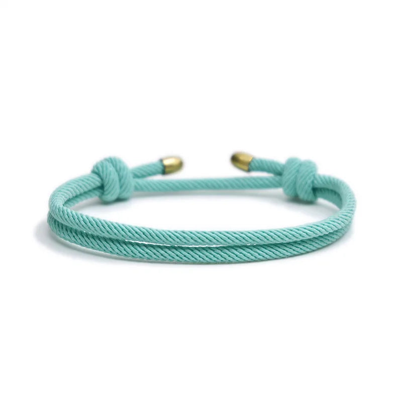 Braccialetto Minimalist Rope Bracelets Men Women Handmade Pulsera De Cuerda Adjustable Red Thread Couple Rope Bracelet