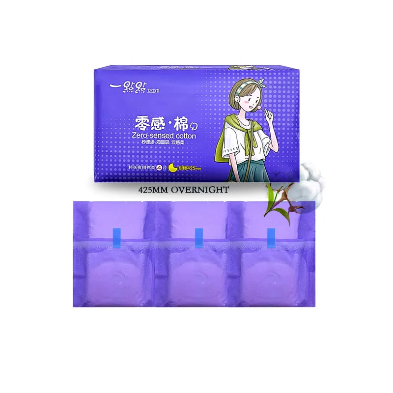Custom OEM Best Super Disposable Thin Organic Cotton Women Sanitary Pads